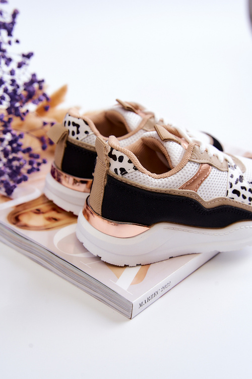 Dětská sportovní obuv Tenisky bílý a černý Kizzie