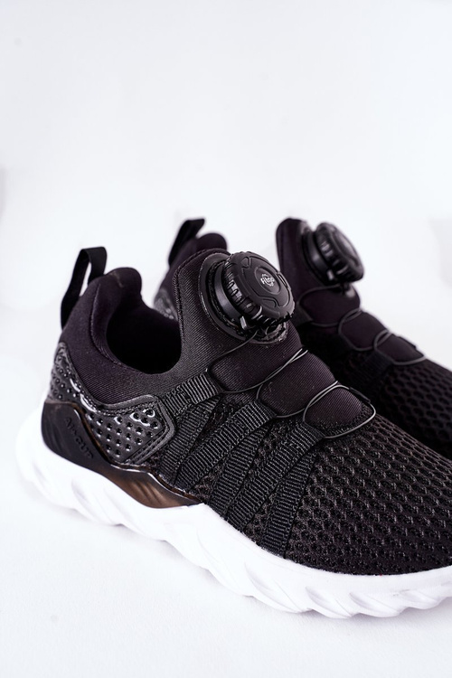 Dětské Sportovní Boty S Knoflíkem ABCKIDS Černé