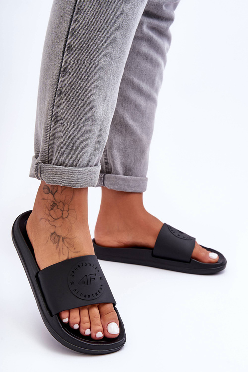 Ženské športové papuče 4f 4fss23ffffff069-72s čierne