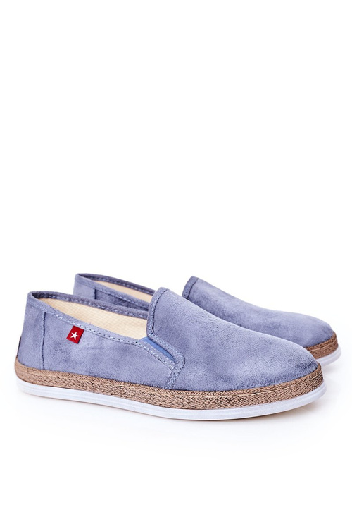 Pánské Semišové Espadrilky Big Star HH176004 Modré