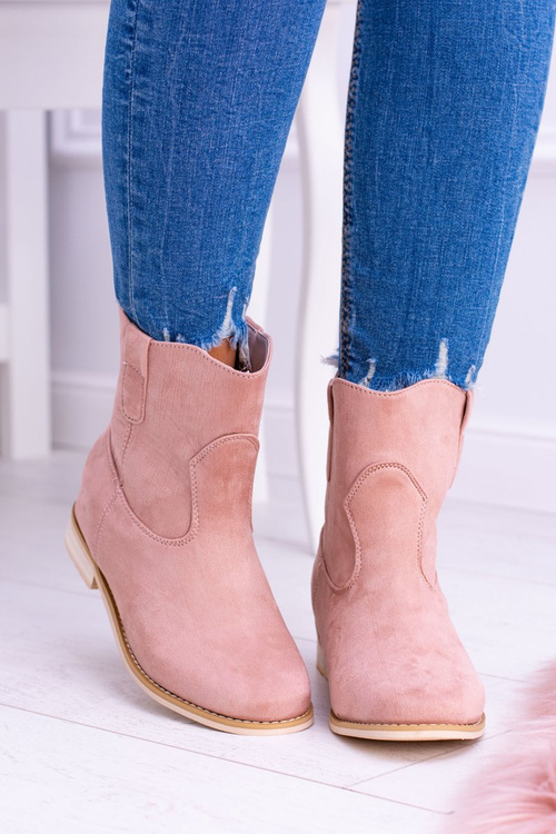 Lu Boo Dámské kotníkové boty růžové Trinity