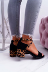 Dámske sandále na Lu Boo Black Fall In Love Pantr