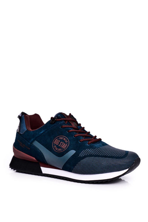 Pánská Sportovní Obuv Sneakersy Big Star Zelené GG174549