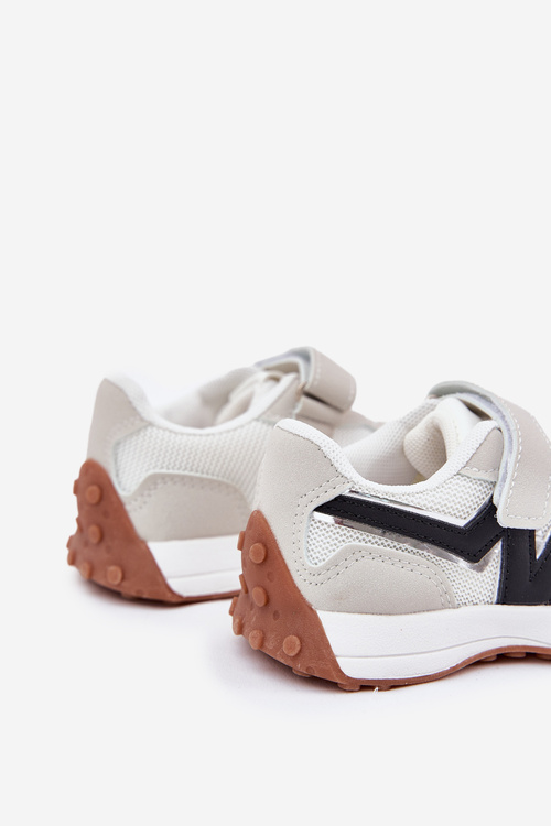 Dětské tenisky na suchý zip šedé Tezzu