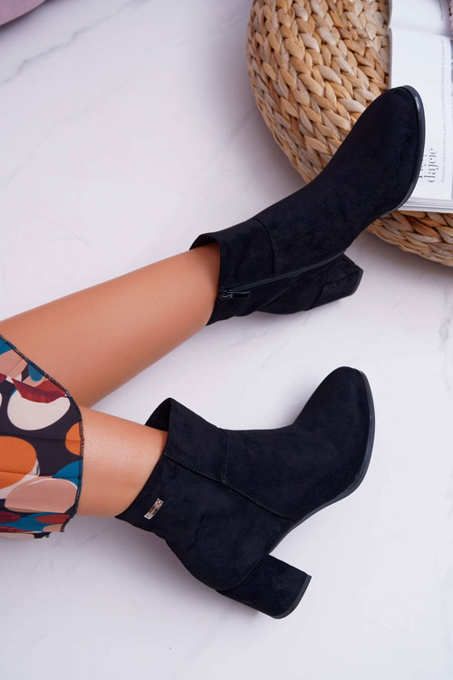 Dámske vysoké podpätky Sergio Leone Black BT522