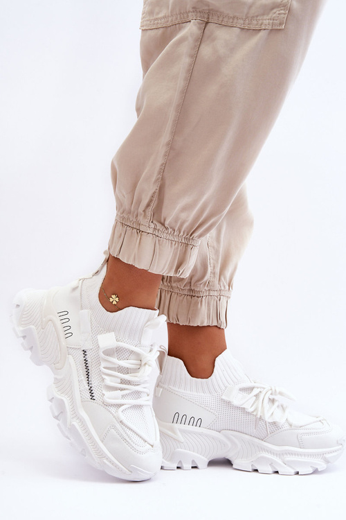 Dámské ponožkové tenisky Bíle Keaton