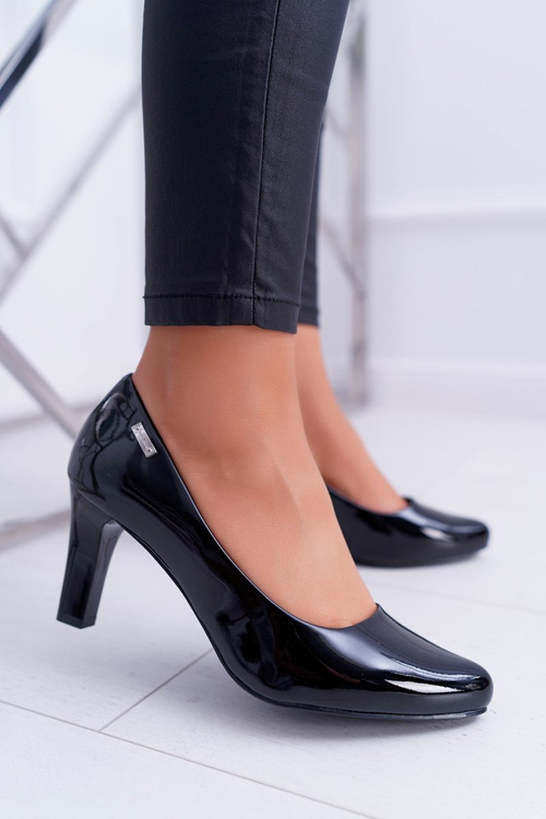 Dámské lodičky Sergio Leone Lakované Černé Orsola