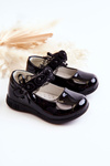 Black Evelyn Children's Saler Balerinas