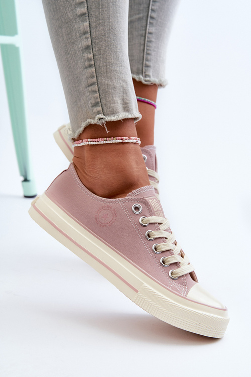 Nízké dámské tenisky Big Star NN274270 Růžové