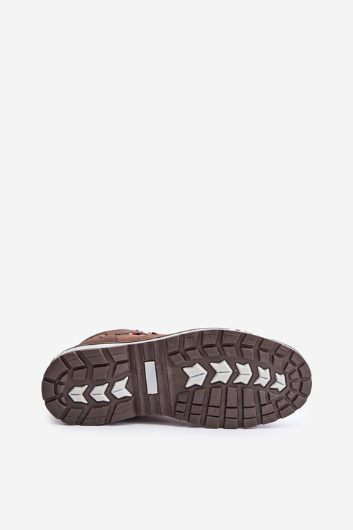 Zateplené pánské kotníkové boty McBraun hnědé