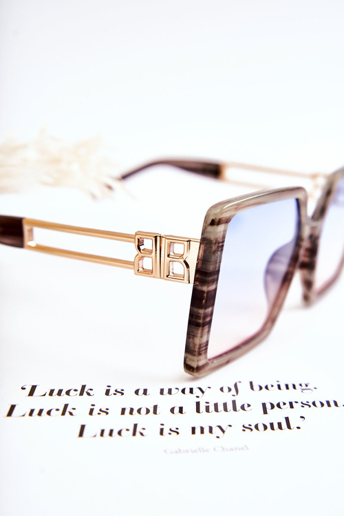 Čtvercové sluneční brýle V130042 Šedá