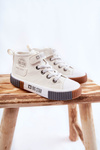 Dětské vysoké tenisky BIG STAR KK374015 Bílá