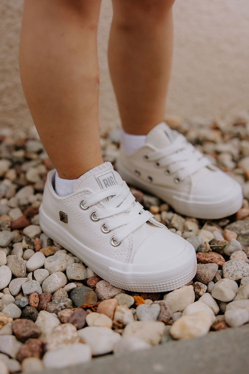 Detské kožené tenisky Veľká hviezda JJ374310 biela