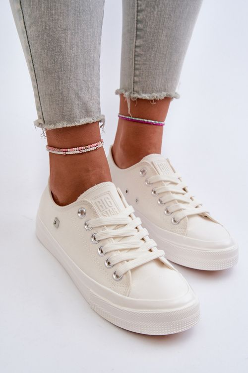 Klasické Dámske Tenisky Big Star NN274285 Biele