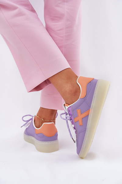 Nízké Dámské Sportovní Boty Fialové Zelevelis