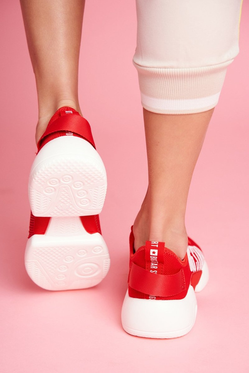Dámske športové topánky Big Star Red FF274279