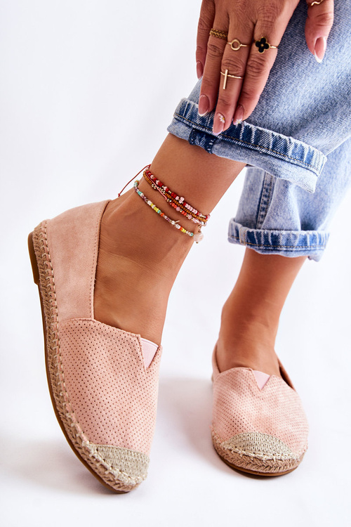 Dámské nazouvací semišové espadrilky Nude Corry