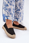 Dámské Espadrilky Na Platformě Vinceza 17392 Černé