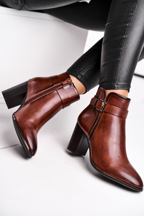 Dámské Kotníkové Boty Sergio Leone Hnědé BT509