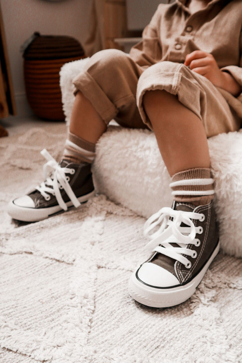 Dětské Vysoké Tenisky Khaki Filemon