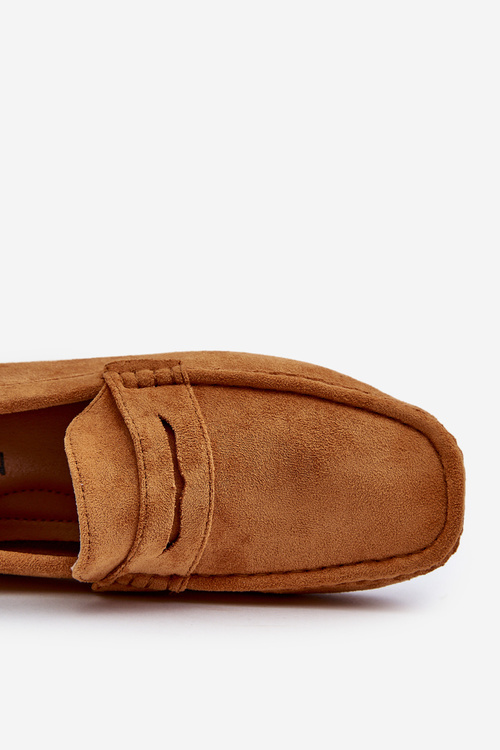 Pánske semišové mokasíny Navy modré