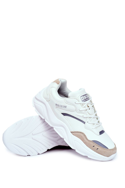 Pánske športové topánky Big Star White GG174573
