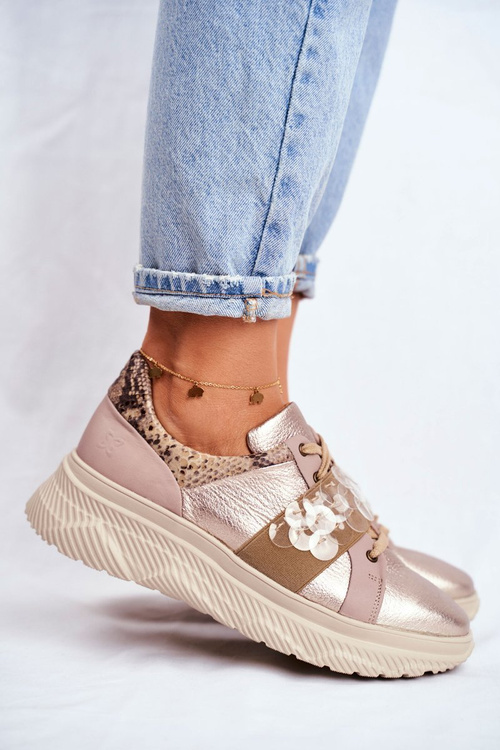 Dámská Sportovní Obuv kožená Sneakers Maciejka 04448-25