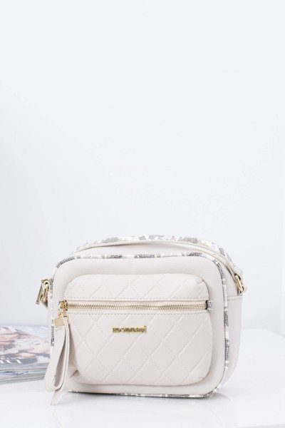 Ladies Bag Quilted Beige Bag