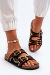 Dámske sandále s korkovou podrážkou čierne Fannea