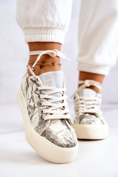 Tenisky Športové topánky Veľká hviezda JJ274541 Svetelná béžová