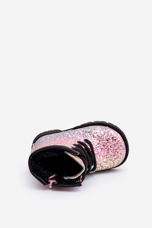 Dětské Brokatové Botky Oceněné Suwakiem Multikolor Saussa