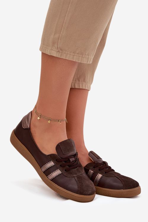 Kožené semišové dámske barefoot topánky Zazoo N1341 čokoládové