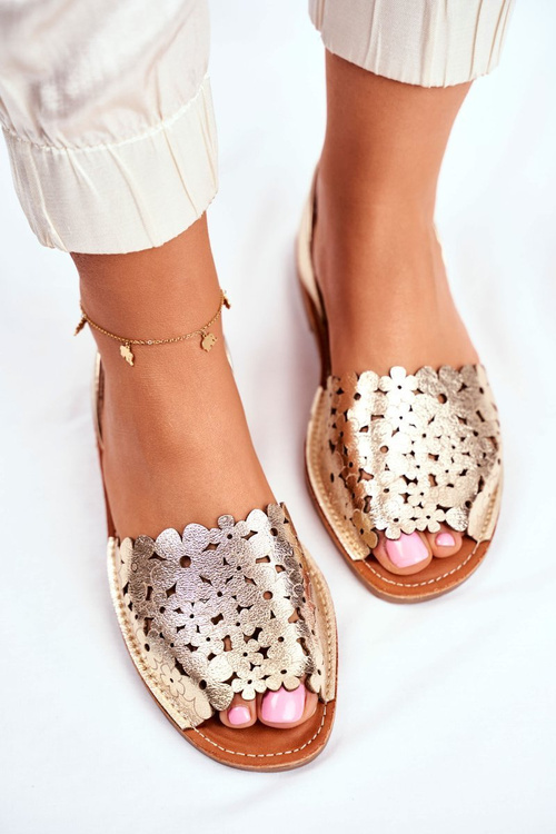 Dámské Sandály Slip-on Zlaté I Like Summer