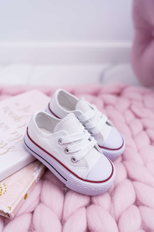 Detské klasické tenisky biele filimon