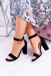 Dámské Sandály Na Podpatku černé Serenity