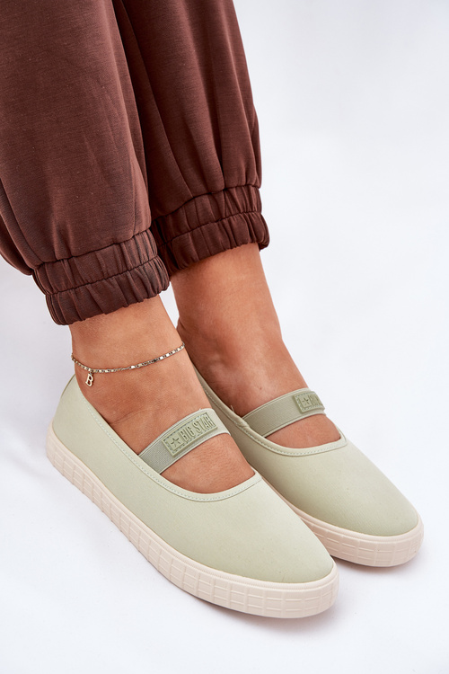 Dámské Tenisky Big Star NN274604 Světlezelené