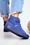Dámske vysoké tenisky Big Star FF274584 Blue