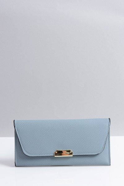 Štýlová veľká modrá dámska peňaženka