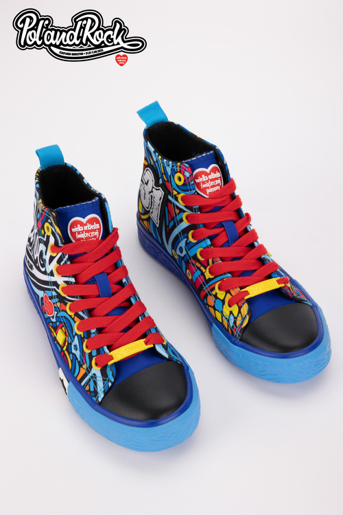 Tenisky Pol'and'Rock Festival X Big Star SS174500 Modré