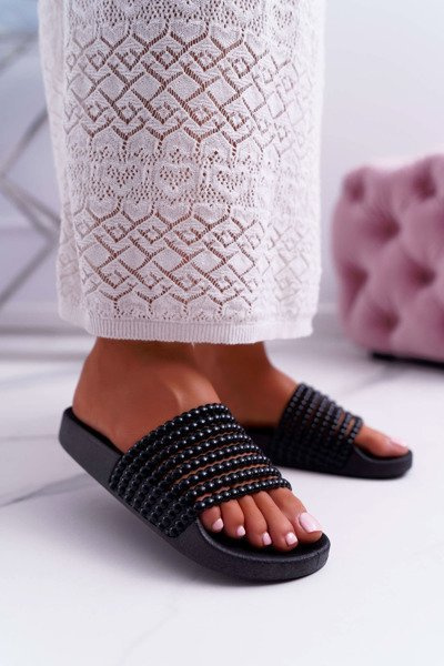 Dámske čierne elavi korálky