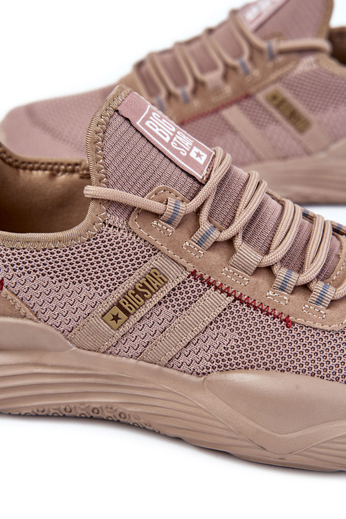 Pánská sportovní obuv Memory Foam Big Star KK174258 Beige