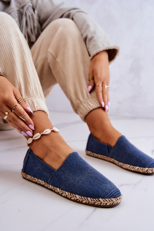 Klasické espadrilky Big Star JJ274902 Modré