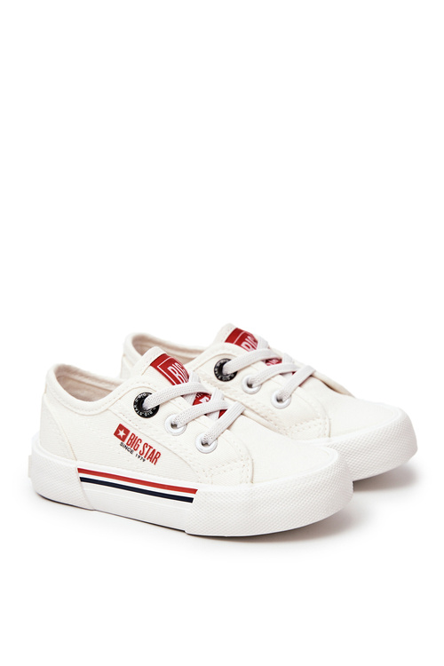 Nazouvací tenisky Big Star JJ374165 Bile