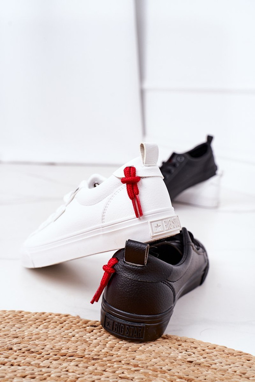 Dámské Kožené Tenisky BIG STAR GG274161 Černé