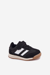 Dětské Sneakersy Sportovní Boty Na Suchý Zip Černé Viona