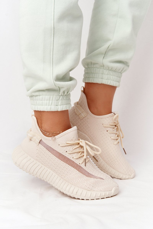Dámská Sportovní Boty Sneakers Béžové Amazing