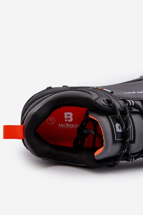 Šedé pánske turistické topánky McBraun