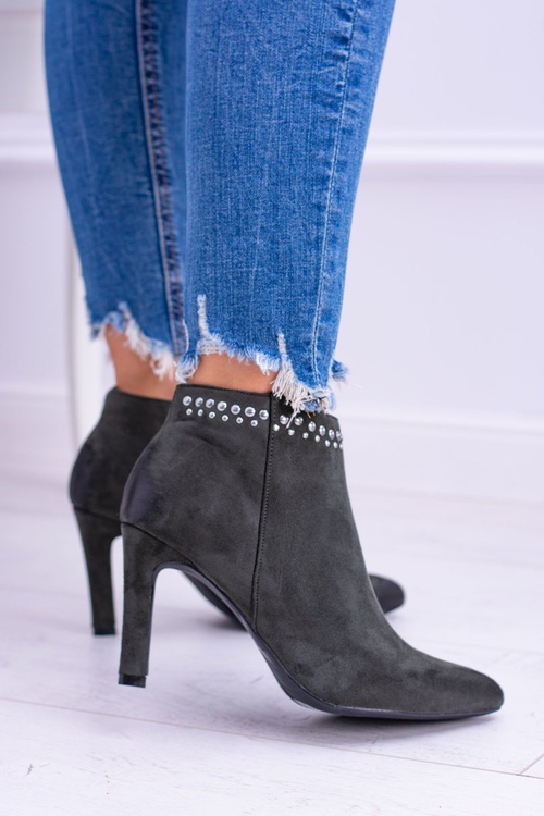 Ženské olivové topánky na pin nita bemi