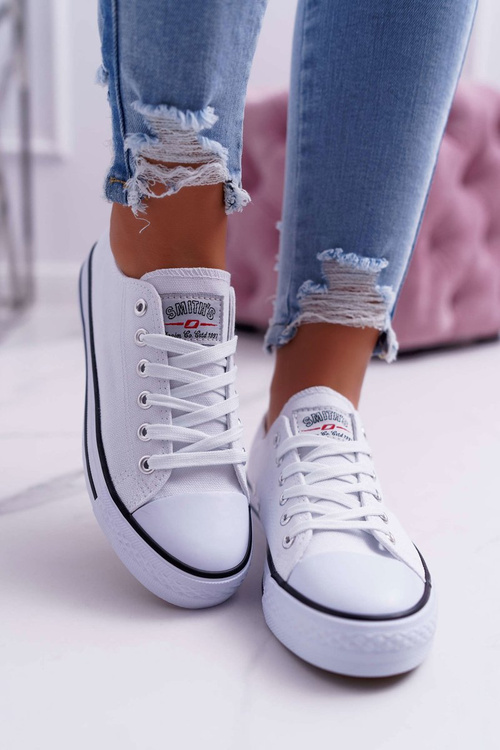 Dámske nízke tenisky Smith's Bieli