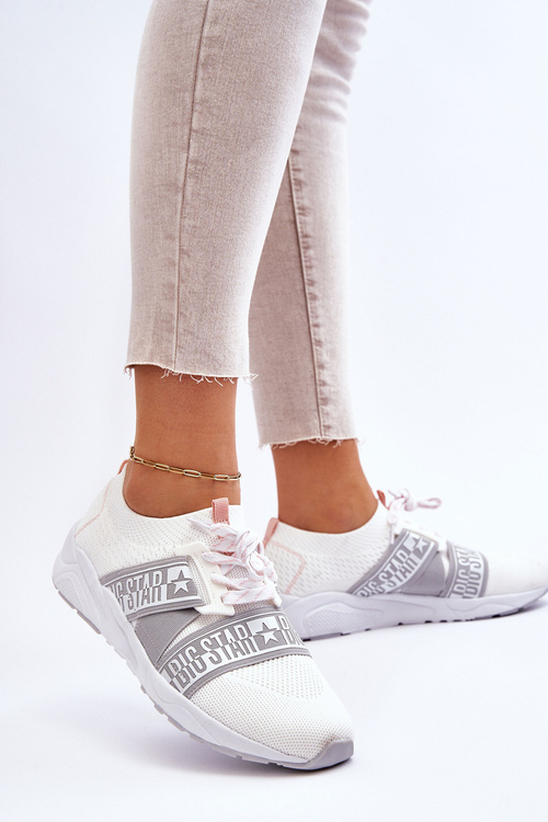 Dámska športová topánka Pamäť Pamäť pena Veľká hviezda HH274355 biela